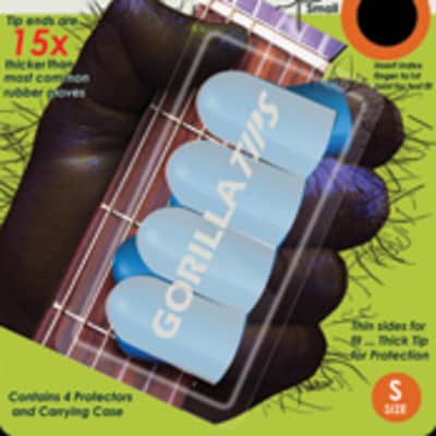 Gorilla Tips GT101CLR Fingertip Protectors - Small for sale