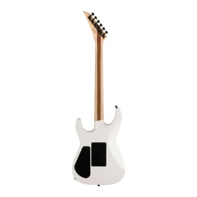 Jackson Pro Plus Series Soloist SLA3 6-String Arched Okoume Soloist Body, 3-Piece Through-Body Maple/Walnut Neck, Ebony Fingerboard Electric Guitar (Right-Handed, Snow White) image 2