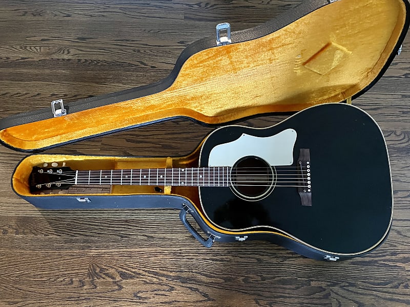 Gibson J-45 1968 Black | Reverb