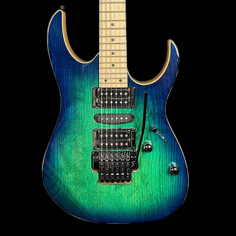 Ibanez RG370AHMZ-BMT RG Electric Guitar, Blue Moon Burst w