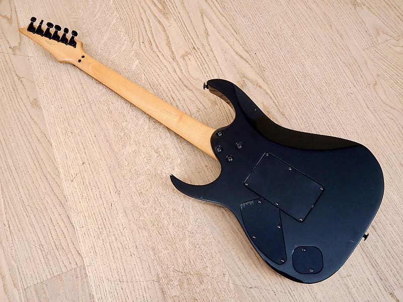 1994 Ibanez RG570 Electric Guitar HSH Black Japan Fujigen