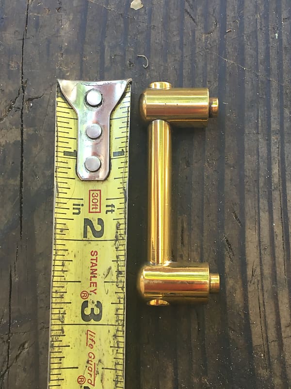 Tube Lugs 9 pieces, raw unplated brass Reverb