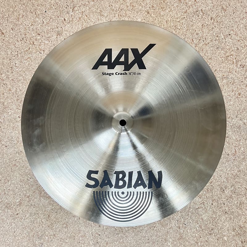 Sabian AAX 16-inch Stage Crash Cymbal, Old Logo, 1045gm | Reverb