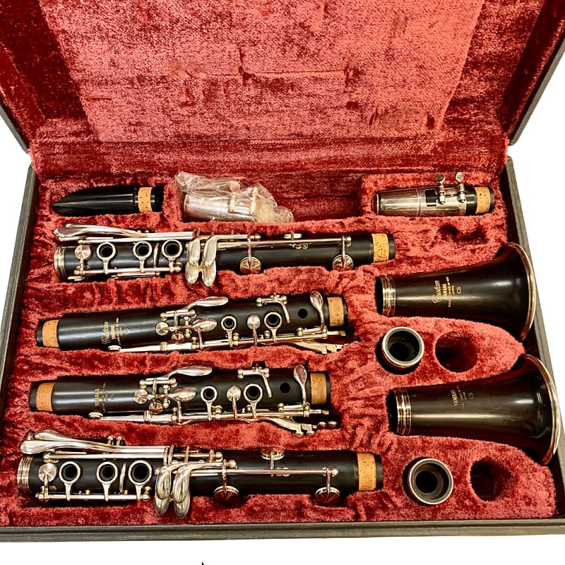 Yamaha YCL-852(II) Bb clarinet & YCL-842(II) A clarinet 1990's Black