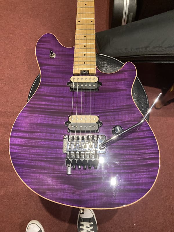 Peavey WolfGang 96 Transparent Purple FlameTop | Reverb