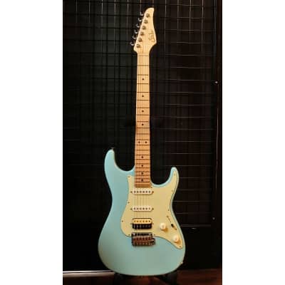 Suhr Guitars JE-Line Standard Alder with Asatobucker (Daphne Blue/Maple) SN.72652 [USED] [Weight3.61kg] image 2