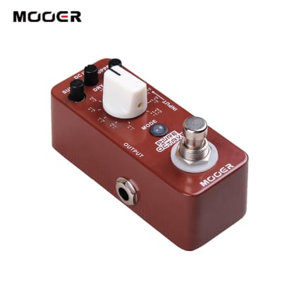 MOOER PURE 11 Effects Polyphonic Octave Guitar Effects Pedal Distortion image 2