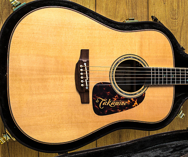 Takamine P7D Pro Series 7 Dreadnought Acoustic/Electric Guitar Natural Gloss image 1