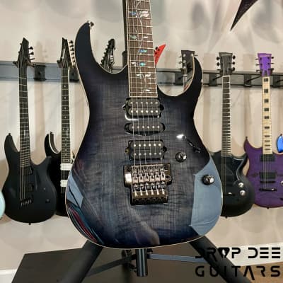 Ibanez J Custom RG8570 Electric Guitar w/ Case-Black Rutile image 3