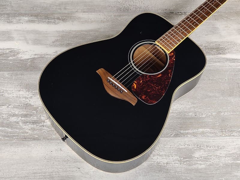 ギター YAMAHA FG720S BL Yamaha FG720S-BL Dreadnought Acoustic Guitar Black | Reverb