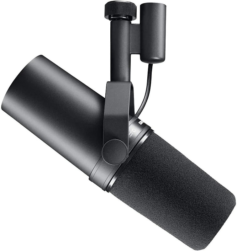 Shure SM7B Cardioid Dynamic Microphone 2001 - Present - Black image 1