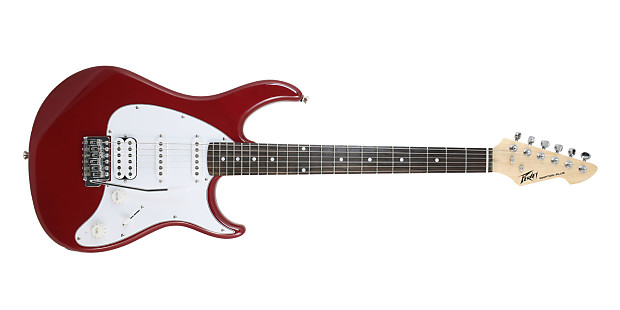 Peavey Raptor Plus HSS Electric Guitar w/ Tremolo Northeast Red w/ Rosewood Fretboard image 1