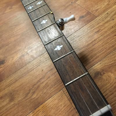 Ashbury AB-25/5 2016 5 String Banjo + Diamond inlays on a rosewood fingerboard. image 7