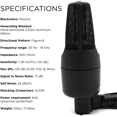 sE Electronics X1R Passive Ribbon Microphone image 3