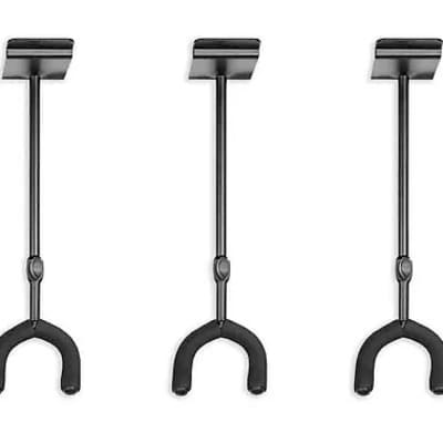 Levy's Leathers - Slat Wall Guitar Hangers - Pack of 5 - Black for sale