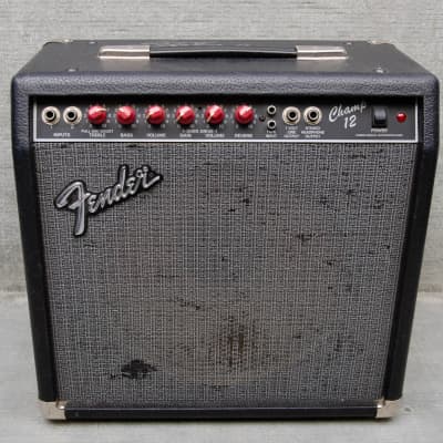 Used Fender Champ 12 Red Knob 1x12 Combo (1980s) image 1
