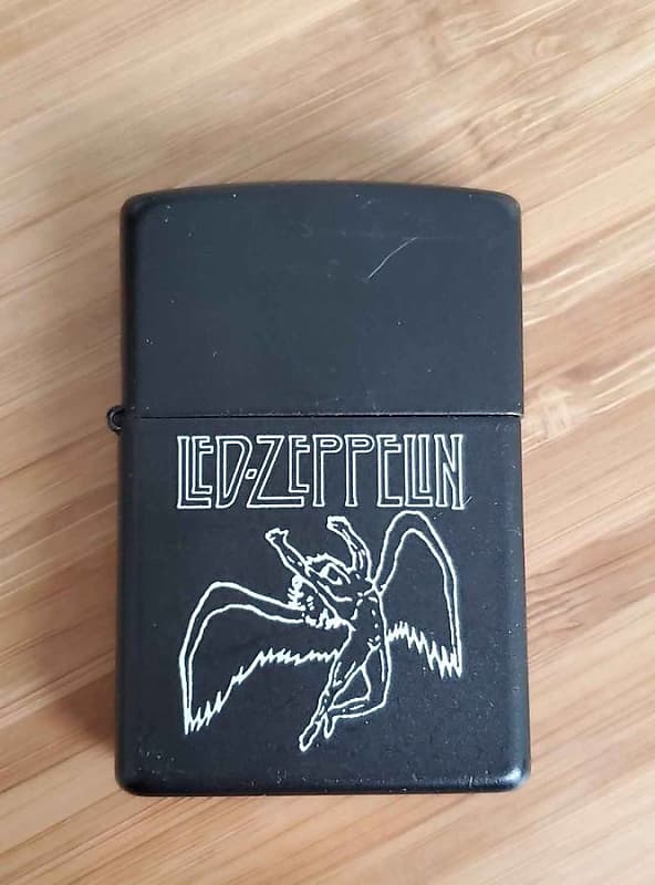 Zippo Led Zeppelin Icarus Black Matte Lighter Reverb