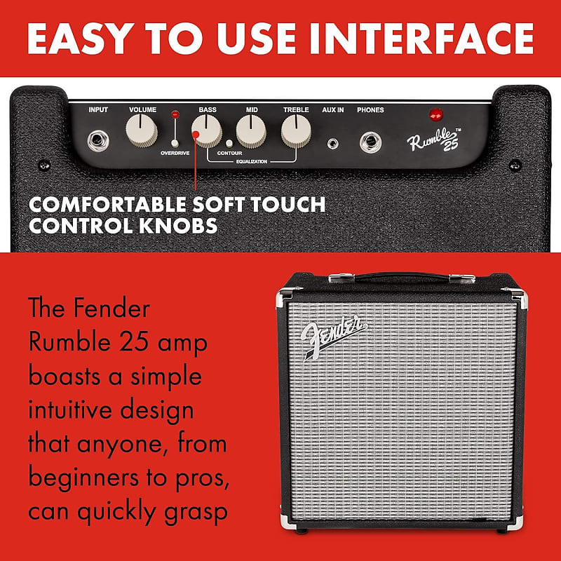 Fender Rumble 25 V3 25-Watt 1x8