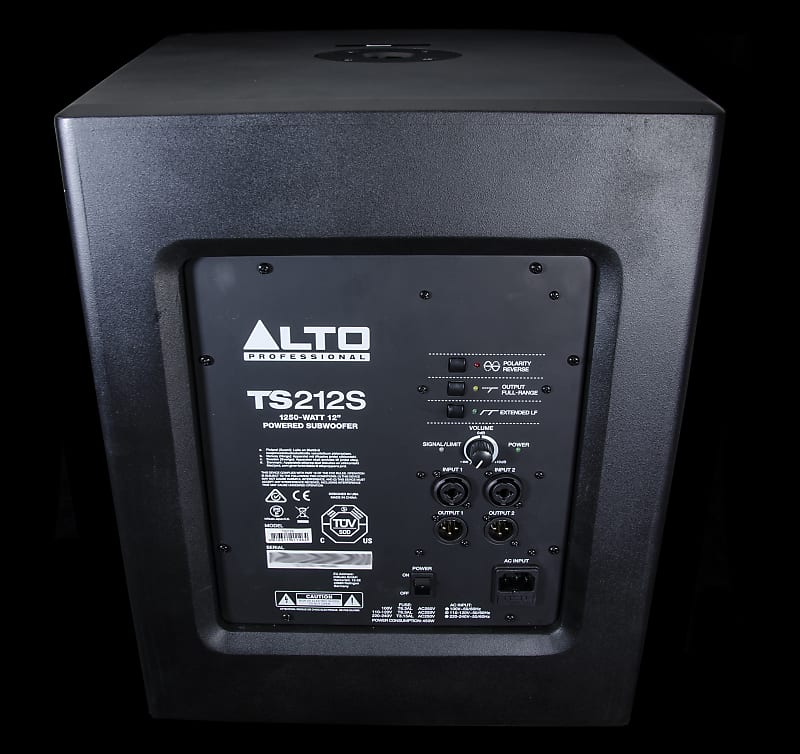 Alto ts212s subwoofer orders