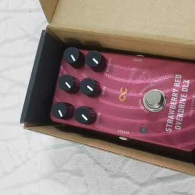 Reverb.com listing, price, conditions, and images for one-control-strawberry-red-overdrive