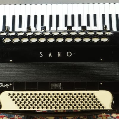 Sano Stereo Thirty Accordian 1950s - Black for sale