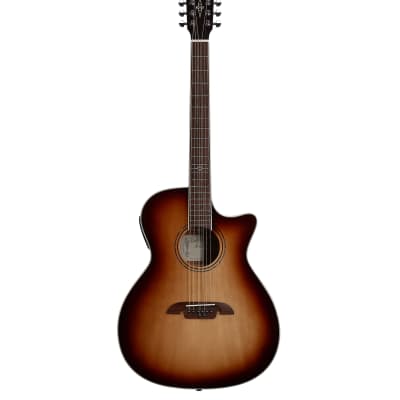 Alvarez AG60-8CESHB Artist Series Grand Auditorium 8-String Acoustic-Electric Guitar - Shadowburst image 2