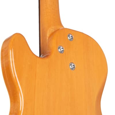 Harmony Standard Jupiter Thinline Semi-Hollow Guitar, Rosewood Fretboard, Sky Blue image 6