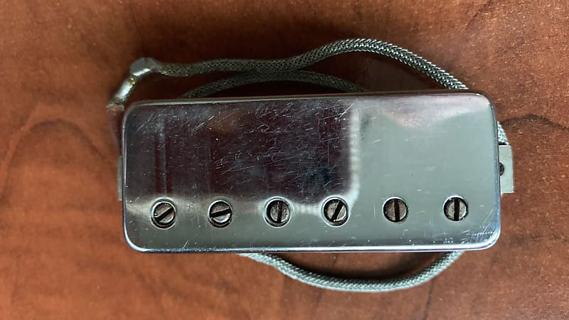 Gibson bridge Mini Humbucker Chrome 6.17K 1979 - Chrome | Reverb