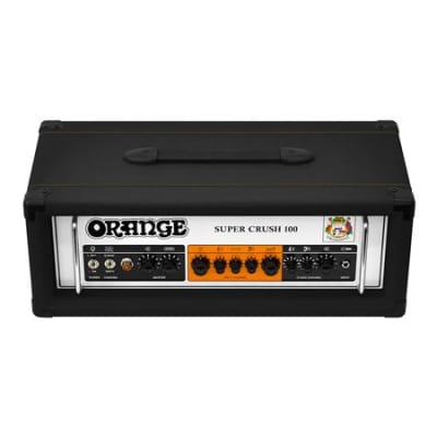 Orange Super Crush Solid State Guitar Amp Head 100 Watts Black image 7