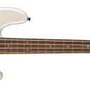 Squier 4 String Bass Guitar, Right, Pearl White (370481523)