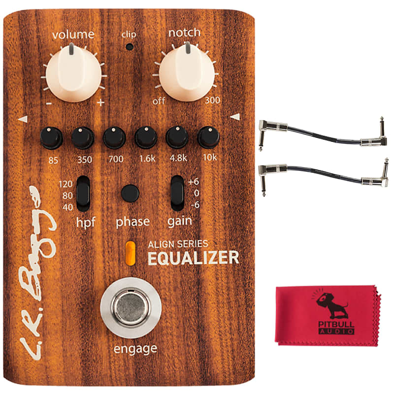 LR Baggs Align Acoustic Guitar Equalizer (EQ) Pedal w/ Patch