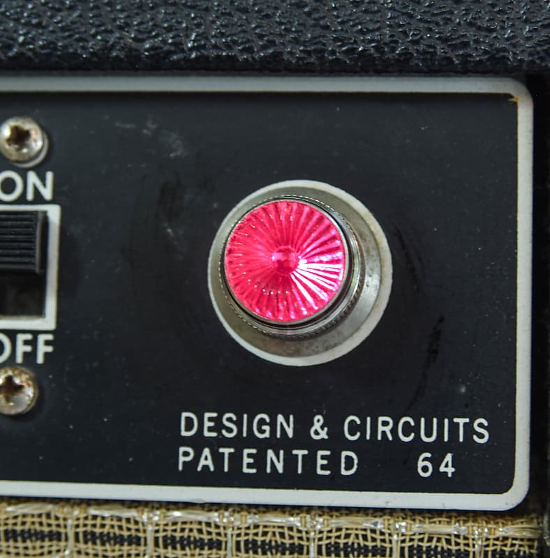 Invisible Sound Guitar amplifier Jewel Lamp Indicator amp jewel.  Model 047.  For pilot light image 1