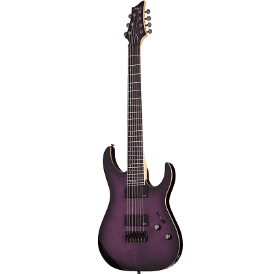 schecter banshee 7a リペイント Schecter Banshee Mach-7 Electric Guitar Ember Burst B-Stock 1225