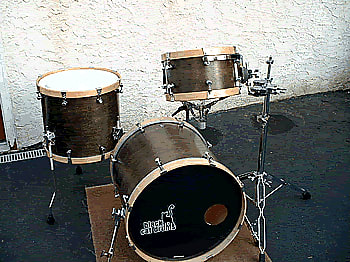 Black Cat Mark o’conell from Taking back sunday’s “where you want to be” custom drum kit image 1
