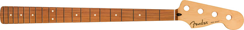Fender Player Series Jazz Bass Neck, 20 Medium Jumbo Frets, Pau Ferro, Modern C image 1