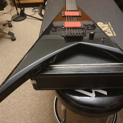 RARE Esp Custom Shop 80's Randy Rhoads Custom Flying V Alexi Laiho EMG Jackson Reverse Headstock image 12