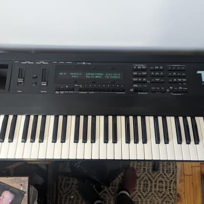 Ensoniq TS-10 with Preset Cards, Manuals, VHS Tapes