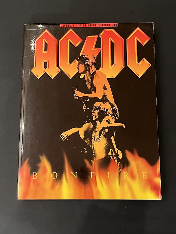 AC/DC Bonfire Guitar Tab Edition Book | Reverb