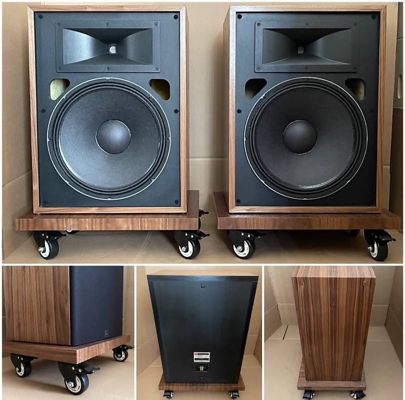 JBL 4655 Speakers w/Custom Stands and Extras (Fully Restored)!  			