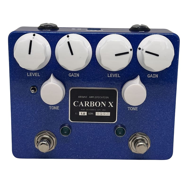 【最終値下げ】Browne Amplification/CARBON X【美品】 BROWNE AMPLIFICATION / Carbon X デュアルオ ーバードライブ
