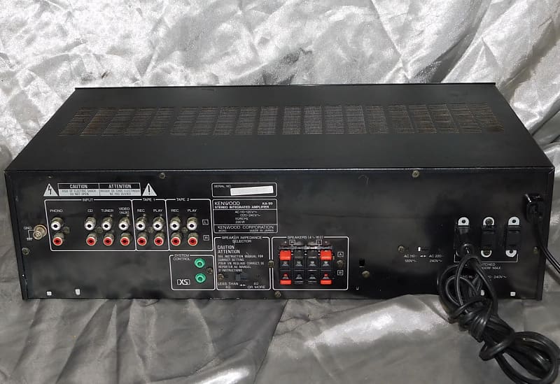 Kenwood KA-99 stereo integrated amplifier with phono input