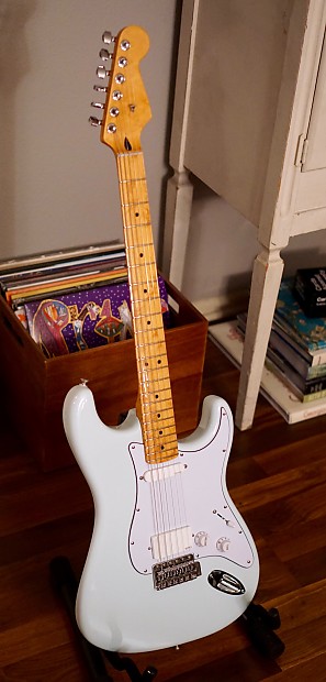 2016 Fender American Stratocaster Sonic Blue Custom Reverb