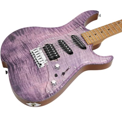 Vola Guitars OZ RV TNC Trans light Purple Gloss image 3