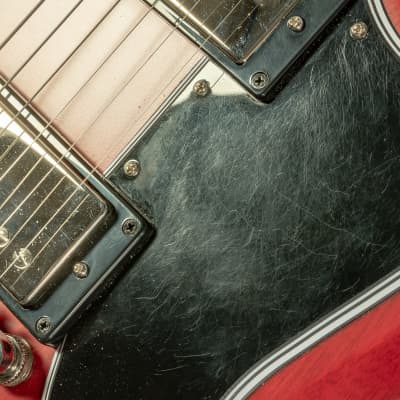 Epiphone '61 SG Les Paul Standard Reissue Electric Guitar, Flat Cherry w/ Original Case x7985 (USED) image 10