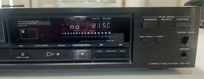 Sony CDP-570 1988 - Black | Reverb