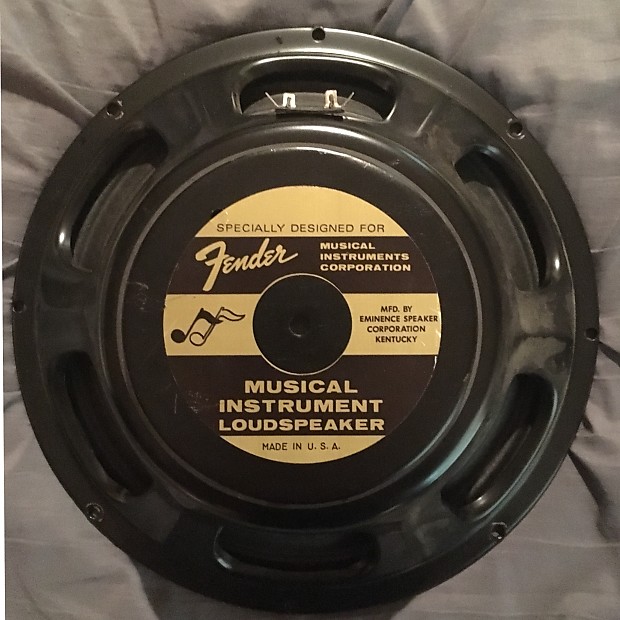FENDER フェンダー MUSICAL INSTRUMENTS スピーカー Fender Musical Instrument Loudspeaker (made by Eminence