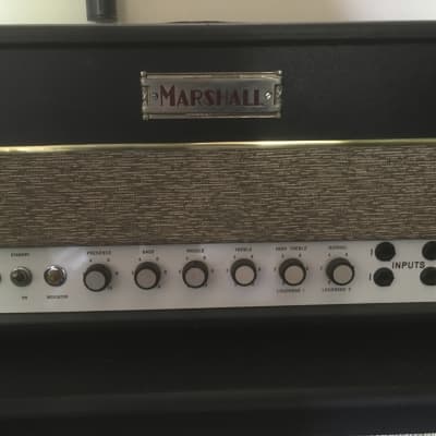 1963 "MG" Marshall JTM45 MKII Coffin logo with 4x12 cabinet image 3