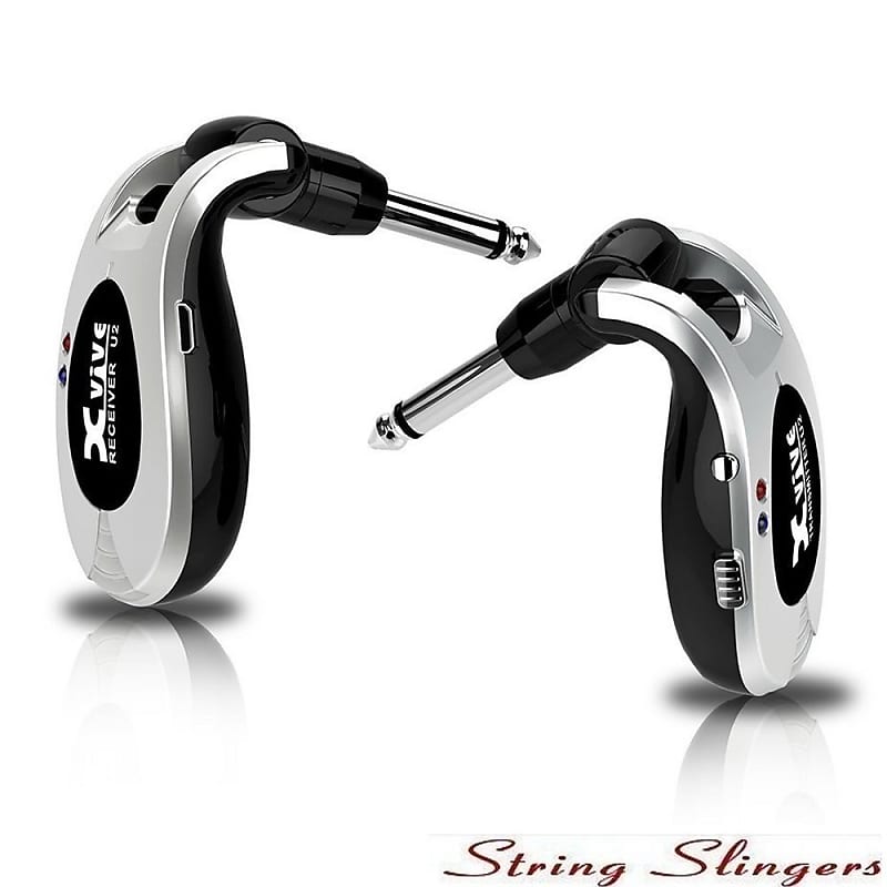Xvive U2 Rechargeable Digital 2.4Ghz Wireless Guitar System, Silver, no licence. image 1