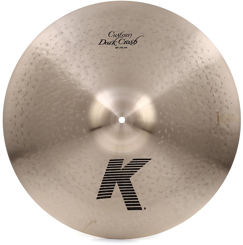 Zildjian 20 inch K Custom Dark Crash Cymbal (3-pack) Bundle image 1