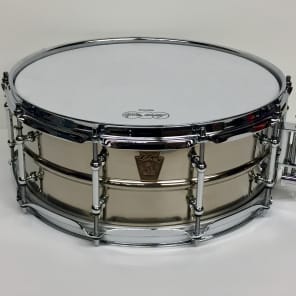 Ludwig 5.5x14" LT454S "The Chief" Titanium Snare Drum w/ Tube Lugs & Dunnett R4-L Strainer